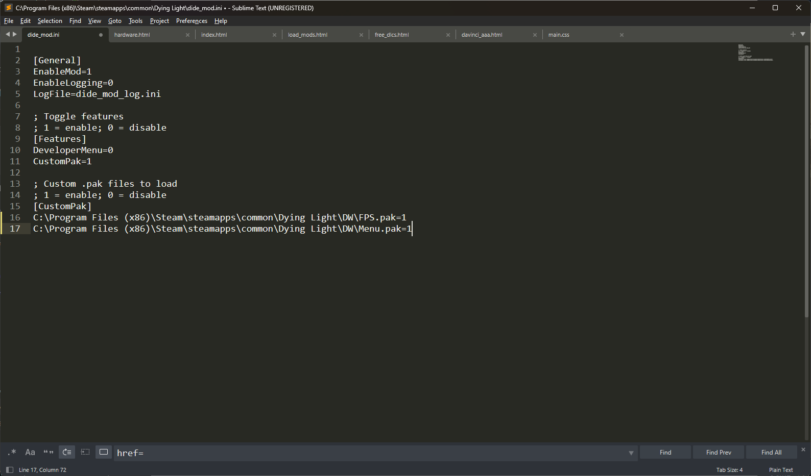 Added paths